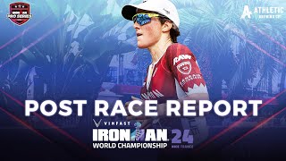 VinFast IRONMAN World Championship Nice  Atheltic Brewing PostRace Report [upl. by Ahsinad]