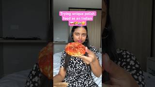 Trying unique polish food as an Indian🇵🇱🇮🇳🌮😱 polandvlog foodreview [upl. by Harriot]