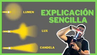 🔦¿Qué son los LÚMENES LUX y CANDELAS 😁 Explicación sencilla y rápida [upl. by Eden]