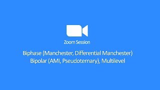 Manchester Differential Manchester AMI Pseudoternary Multilevel  Zoom Session 05 Bangla [upl. by Riehl]