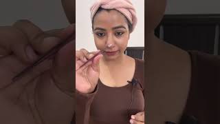 How to wear nose pin easily youtubeshorts queensfeat nosepincollection tipsandtricks [upl. by Oilla]