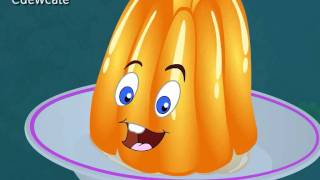 Jelly On A Plate Wibble Wobble Nursery Rhyme [upl. by Fries]