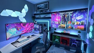 Gaming Setup  Room Tour  2023  Ultimate Small Room Setup [upl. by Lucrece781]