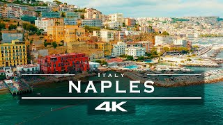 Naples  Napoli Italy 🇮🇹  by drone 4K [upl. by Bigg]