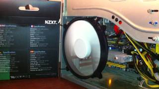 NZXT 200mm vs 120mm fan comparison [upl. by Annaed]