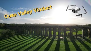 Ouse Valley Viaduct  DJI MINI 4 PRO  Wide Angle Lens [upl. by Silecara]