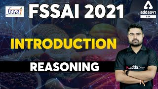 FSSAI Recruitment 2021  Reasoning  Introduction [upl. by Yrdua]