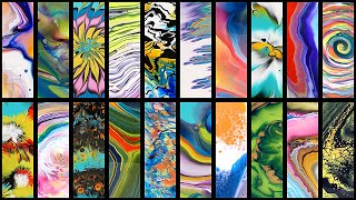 33 x Different Acrylic Pouring  Best of 2023  Compilation [upl. by Bysshe]