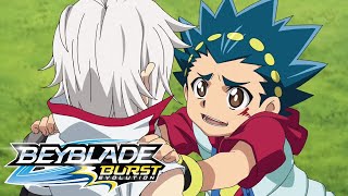 BEYBLADE BURST EVOLUTION The Showdown Between Valt and Shu [upl. by Nodnek]