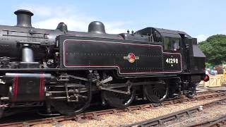 Ivatt 2MT 262 tank 41298 on the Isle of Wight Steam Railway [upl. by Galvin525]