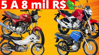 atualizado 2024 melhores motos usadas de 5 e 8 mil reais [upl. by Anneliese726]