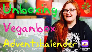 ADVENTSKALENDER UNBOXING  Vegan Box ECO Adventskalender 2023  Der Kalender mit gutem Gewissen [upl. by Therron]