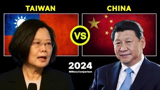 Taiwan vs China Military Power Comparison 2024 [upl. by Llekram]