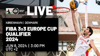 RELIVE  FIBA 3x3 Europe Cup Qualifier 2024  Denmark  Day 2  Session 1  3x3 Basketball [upl. by Winthorpe]