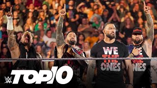 The Bloodline’s greatest moments WWE Top 10 May 7 2023 [upl. by Akino]