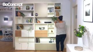 Modern Wall Unit  How to style your bookcase  interior styling [upl. by Eliezer]