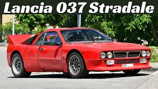 Lancia 037 Stradale  Rare street sighting  200 Hp 2Litre 4cylinders  Volumex Engine [upl. by Peper]