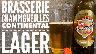 Brasserie Champigneulles Continental Lager Review  French Beer Review [upl. by Hilel]