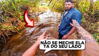 AI MEU DEUS…NUNCA ANDE NO RIO DA ANACONDA🚫VAMOS DEIXAR ELA EM PAZ…🚫 sucuri gigante [upl. by Samul375]