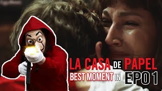 La Casa De Papel  Best Moment in S01EP01 [upl. by Ojyram]