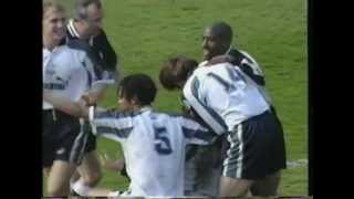 1996  Derby 2 Crystal Palace 1  Robin Van der Laan Goal  BBC Radio Derby Commentary [upl. by Goodard212]