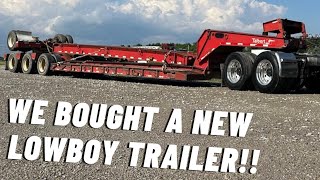 We bought a 50 Ton Modular Lowboy  What to look for and what to fix on the new Talbert Trailer [upl. by Anaynek266]