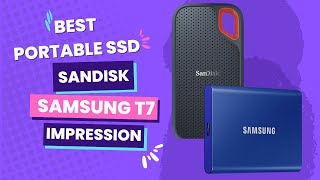 Samsung T7 Vs Sandisk Extreme Pro Which one to go for [upl. by Eniger]