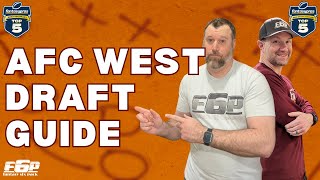 Is this the End of Travis Kelce Fantasy Football AFC West Draft Guide [upl. by Yeh]