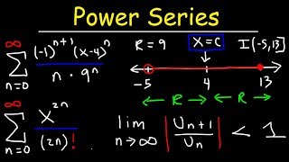 Power Series  Finding The Radius amp Interval of Convergence  Calculus 2 [upl. by Akselaw984]