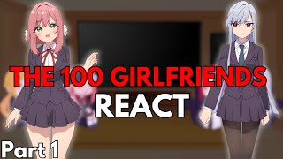 The 100 Girlfriends React To Rentarou As Ayanokoji  Part 1  EngRu [upl. by Ainekahs648]