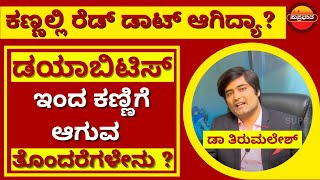 ಡಯಾಬಿಟಿಸ್ನಿಂದ ಕಣ್ಣಿಗೆ ಆಗುವ ತೊಂದರೆಗಳೇನು  Diabetic Eye Problems Diabetic Retinopathy  Namma Doctor [upl. by Yokoyama352]