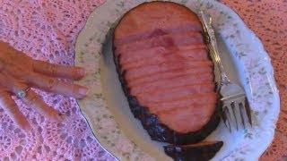 Bettys Broiled Ham Steak [upl. by Glassman]