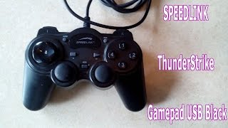 Огляд Техніки та Аксесуарів  SPEEDLINK ThunderStrike Gamepad USB Black [upl. by Bathulda]