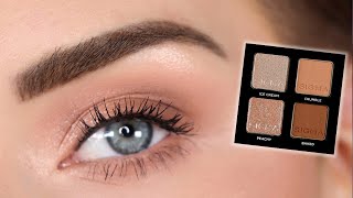 Easy Everyday Eyeshadow Tutorial Using 1 Brush  Eye Makeup for Beginners [upl. by Aicsila]