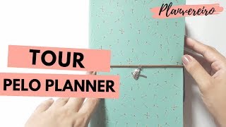 TOUR PELO MEU PLANNER E BULLET JOURNAL  PLANVEREIRO  Livraneios [upl. by Leila]