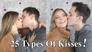 25 TYPES OF KISSES [upl. by Nussbaum]