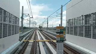 REM Brossard to Gare Centrale Timelapse Front View [upl. by Ceevah]