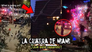 ALERTA por CRIATURA EXTRATERRESTRE que ATACÓ una PLAZA de MIAMI FLORIDA  ¿QUÉ OCURRIÓ EN MIAMI [upl. by Yruama]