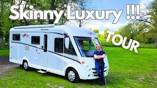 Skinny amp Luxury Motorhome Tour  Carthago c compactline 143 LE The One Motorhome Tour and Demo [upl. by Lennie]