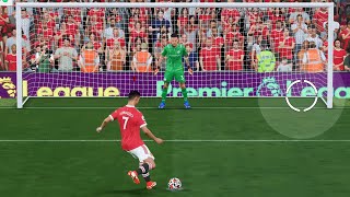 FIFA 22  Manchester United vs Manchester City  Penalty Shootout Gameplay PS5 UHD 4K60FPS [upl. by Lesya606]