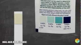 ALCO SCREEN 2 minute Saliva Test for Blood Alcohol CLIA WAIVED [upl. by Nappy]