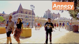 Annecy France City walks  4K UHD 60fps [upl. by Kcaj14]