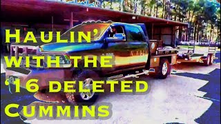 HAULING WITH THE DELETED 2016 DODGE CUMMINS 😎😎😎 at Hollis Farms [upl. by Nylirrehs]