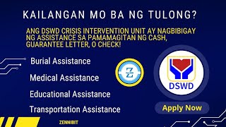 DSWD MEDICAL EDUCATIONAL TRANSPORTATION AND BURIAL ASSISTANCE STEP BY STEP GUIDE [upl. by Lecram]