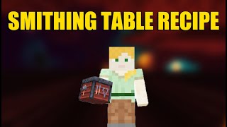 Smithing Table Minecraft Recipe [upl. by Zohara]