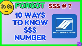 Forgot SSS Number 10 WAYS to Recover SSS Number for Employed Voluntary and OFW [upl. by Assirahs]