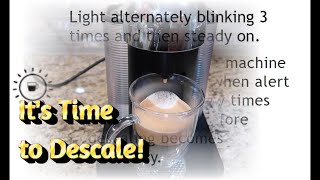 How To Descale a Nespresso VertuoLine Machine Step by Step [upl. by Gonick]