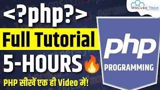 PHP Tutorial for Beginners  Full Course to Learn What is PHP in Hindi With Projects [upl. by Aicenaj]