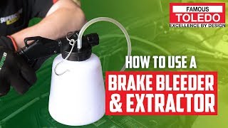 How to use a Brake Bleed amp Fluid Extractor [upl. by Acsirp]