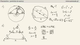 Planimetria  powtórka do matury podstawowej [upl. by Anifares558]